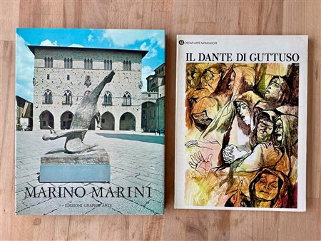 RENATO GUTTUSO E MARINO MARINI - Lotto unico di 2 cataloghi