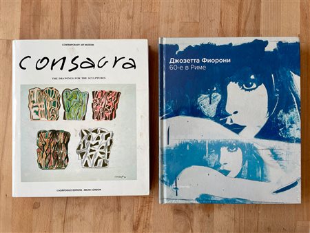 PIETRO CONSAGRA E GIOSETTA FIORONI - Lotto unico di 2 cataloghi