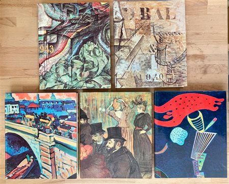 MANUALI D'ARTE MODERNA - Lotto unico di 5 cataloghi