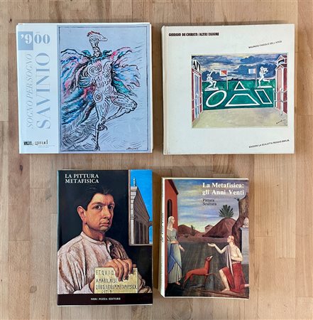 ARTE METAFISICA - Lotto unico di 4 cataloghi