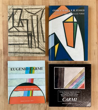 EUGENIO CARMI E ATANASIO SOLDATI - Lotto unico di 4 cataloghi