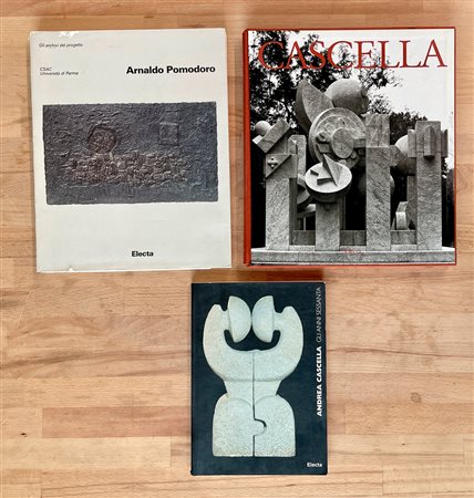 ARNALDO POMODORO, PIETRO CASCELLA E ANDREA CASCELLA - Lotto unico di 3 cataloghi