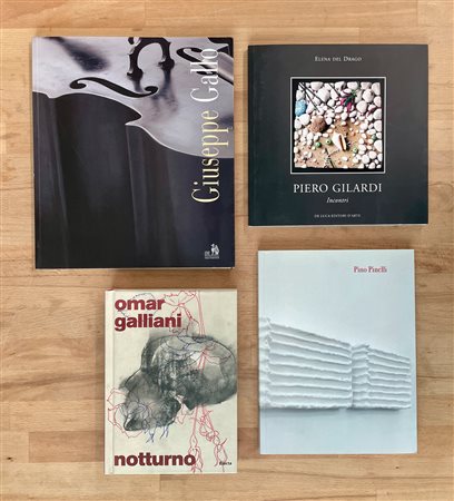 ARTISTI ITALIANI CONTEMPORANEI - Lotto unico di 4 cataloghi