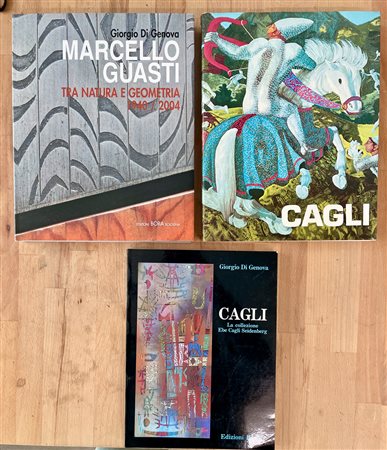 CORRADO CAGLI E MARCELLO GIUSTI - Lotto unico di 3 cataloghi