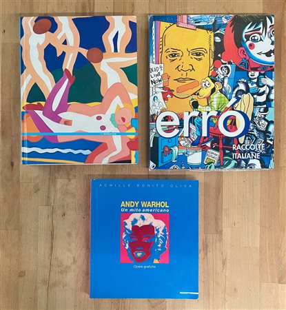 POP ART DI IERI E DI OGGI - Lotto unico di 3 cataloghi