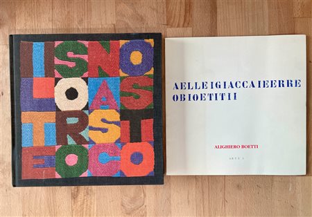 ALIGHIERO BOETTI - Lotto unico di 2 cataloghi
