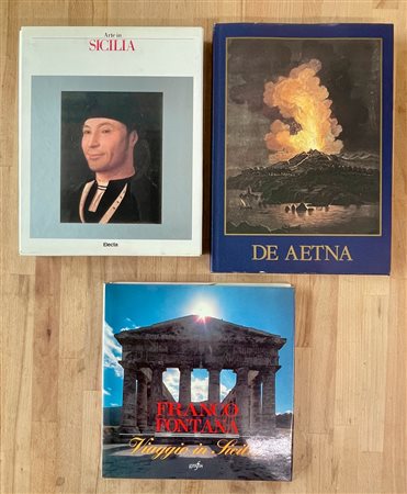 FRANCO FONTANA E LA SICILIA - Lotto unico di 3 cataloghi: