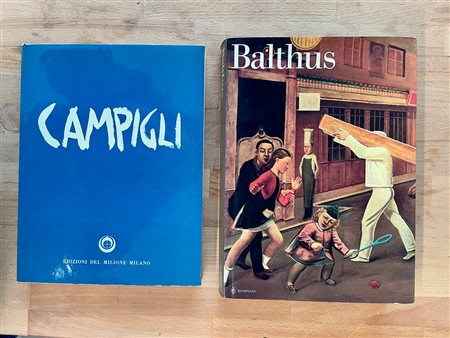 MASSIMO CAMPIGLI E BALTHUS - Lotto unico di 2 cataloghi