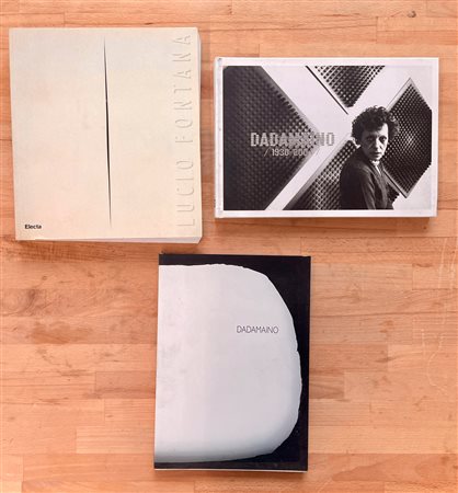 LUCIO FONTANA E DADAMAINO - Lotto unico di 3 cataloghi
