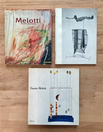 FAUSTO MELOTTI - Lotto unico di 3 cataloghi