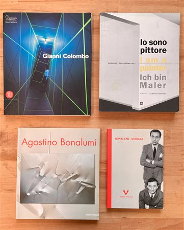 BONALUMI, SCHEGGI, COLOMBO E SCACCABAROZZI - Lotto unico di 4 cataloghi