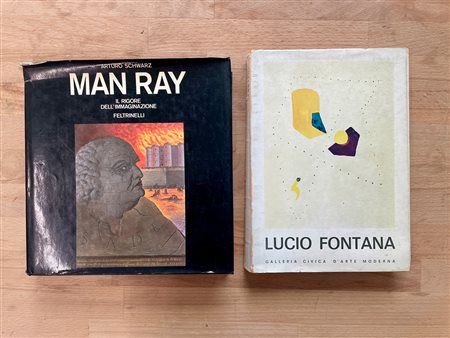 MAN RAY E LUCIO FONTANA - Lotto unico di 2 cataloghi