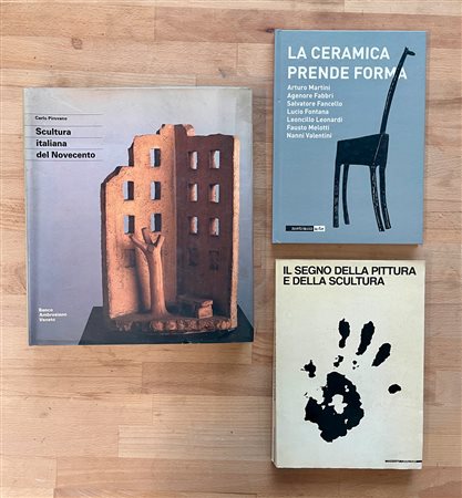 SCULTURA ITALIANA DEL DOPOGUERRA - Lotto unico di 3 cataloghi