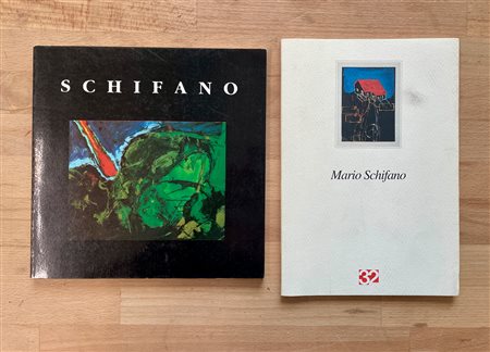 MARIO SCHIFANO - Lotto unico di 2 rari cataloghi