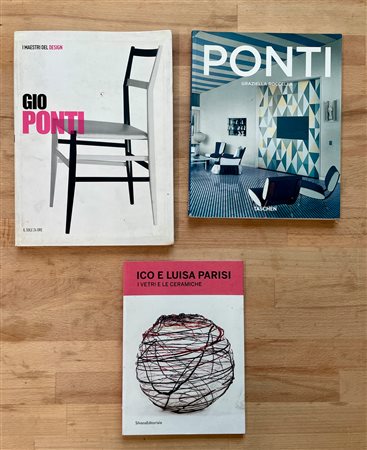 DESIGN ITALIANO (GIO PONTI E ICO E LUISA PARISI) - Lotto unico di 3 cataloghi