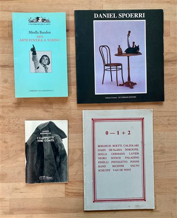 ARTE POVERA - Lotto unico di 4 cataloghi