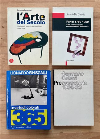 ARTE E CRITICA D'ARTE - Lotto unico di 4 volumi illustrati