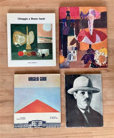 BRUNO SAETTI E VIRGILIO GUIDI - Lotto unico di 4 cataloghi