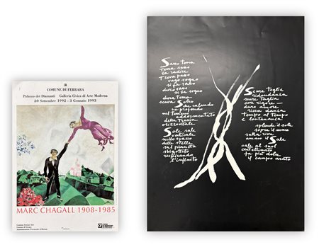 LOCANDINE (MARC CHAGALL E MARIA LAI) - Lotto unico di 2 locandine: