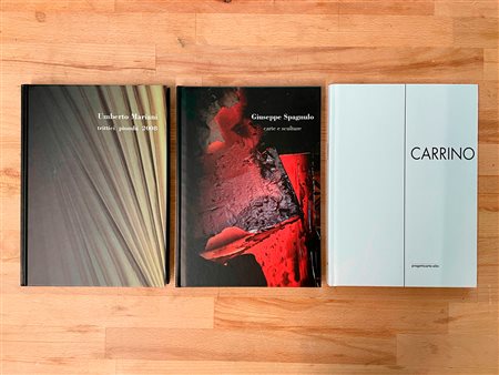 ARTE ITALIANA DEL DOPOGUERRA (SPAGNULO, CARRINO E MARIANI) - Lotto unico di 3 cataloghi