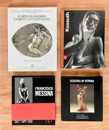SCULTORI ITALIANI DEL DOPOGUERRA - Lotto unico di 4 cataloghi