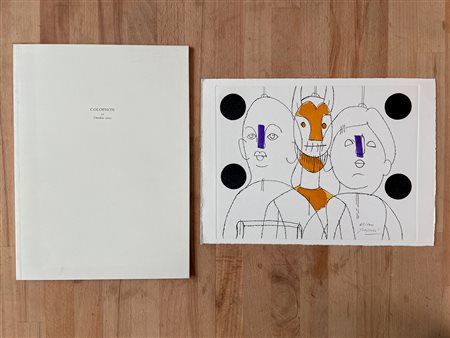 EDIZIONI D'ARTE CON OPERE ALL'INTERNO (CONCETTO POZZATI) - Il pittore è il burattinatio, 2002