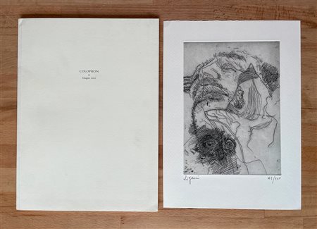 EDIZIONI D'ARTE CON OPERE ALL'INTERNO (GIUSEPPE ZIGAINA) - Anatomia con uccello notturno, 1971-2002
