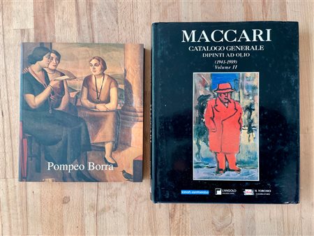 MINO MACCARI E POMPEO BORRA - Lotto unico di 2 cataloghi