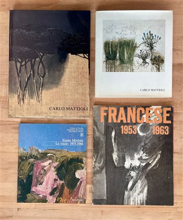 ENNIO MORLOTTI E CARLO MATTIOLI - Lotto unico di 4 cataloghi