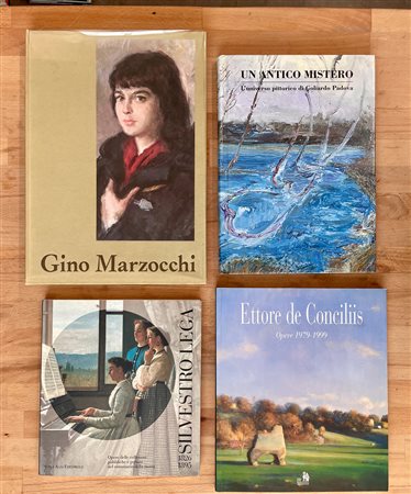 PITTURA FIGURATIVA ITALIANA - Lotto unico di 4 cataloghi