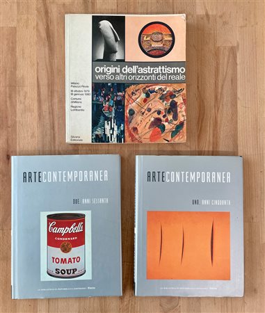 MANUALI D'ARTE - Lotto unico di 3 cataloghi