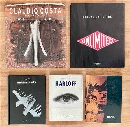 ARTE ITALIANA E INTERNAZIONALE DEL DOPOGUERRA - Lotto unico di 5 cataloghi