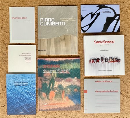 ARTE DEL DOPOGUERRA E CONTEMPORANEA - Lotto unico di 8 cataloghi