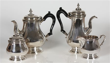 MANIFATTURA DEL XX SECOLO Servizio da the. Argento. . Servizio composto da...