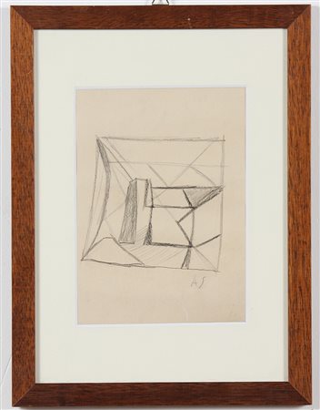 SOLDATI ATANASIO (1896 - 1953) Senza titolo. Disegno su carta. Cm 14,50 x...
