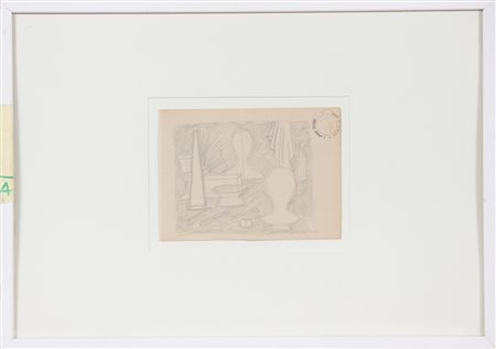 SOLDATI ATANASIO (1896 - 1953) Senza titolo. Disegno a matita su carta. Cm...