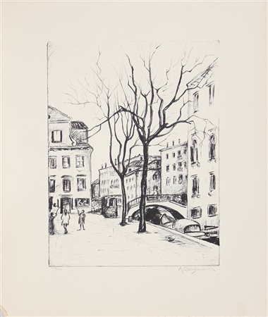 GLANZMANN AMALIA (1884 - 1976) Lotto di n.5 grafiche. Litografia. Cm 48,50 x...