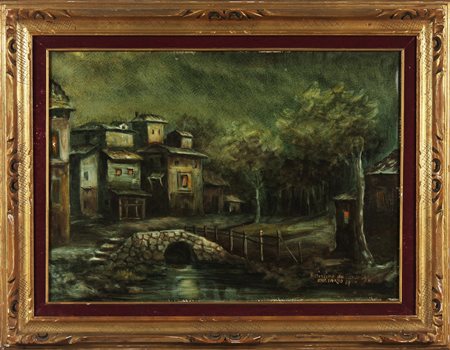 DA CARAVAGGIO DETTO IL FALSARIO MARIOLINO (1924 - 1992) Senza titolo. 1972....