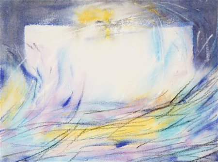 SCHIAVETTA BEPPE (n. 1949) Senza titolo. 1925. Tecnica mista su tela. Cm...