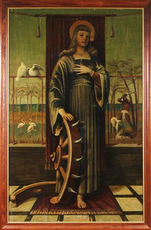 MUSITELLI GIULIO VITO (1901 - 1990) Senza titolo. Olio su tavola. Cm 111,00 x...