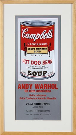 WARHOL ANDY (1928 - 1987) D'apres. Un mito americano (manifesto della...