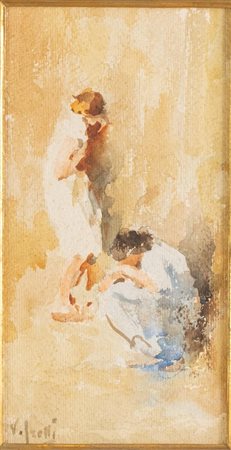 Vincenzo Irolli (Napoli 1860 – Napoli 1949), "Figure".