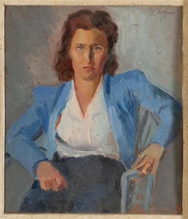 Carlo Crispini (Pontelagoscuro 1902 - Bologna 1982), "Figura femminile".