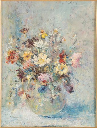 Norma Mascellani (Bologna 1909 - 2009), "Vaso di fiori", 1959.