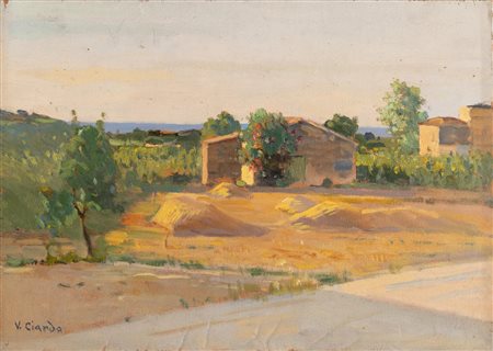 Vincenzo Ciardo (Gagliano del Capo 1894 – Gagliano del Capo 1970), "Pianura Elbana".