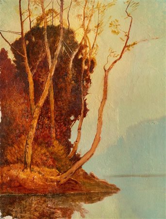 Gaetano Gibertini (XIX - XX secolo), "Il lago".