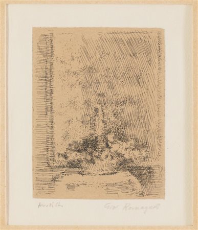 Giovanni Romagnoli (Faenza 1893 – Bologna 1976), "Cestino di fiori".