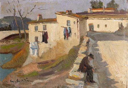 Gino Paolo Gori (Firenze 1911 – Firenze 1991), "Case al Girone", 1943.