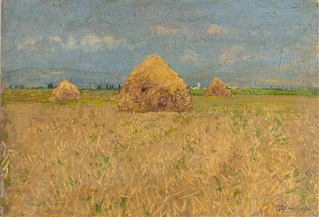 Carlo Passigli (Firenze 1881 - 1953), "Covoni".