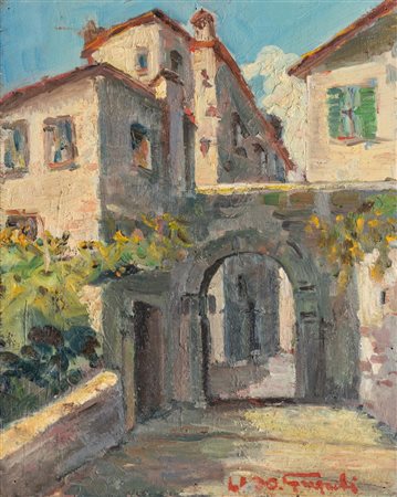 Ledo Gragnoli (Arezzo, 1934 - Firenze, 1970), "Scorcio".